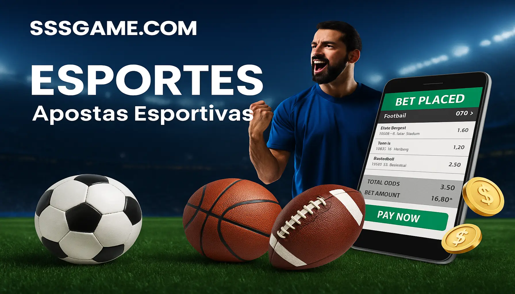 Aposte em apostas esportivas no cassino online SSSGAME.COM